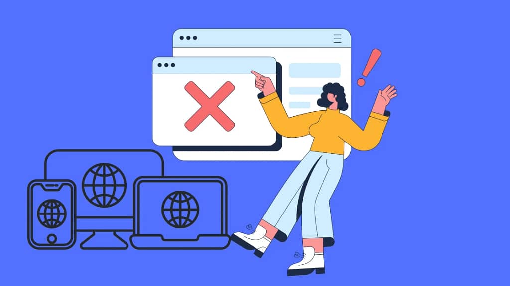 Not setting up your website correctly from the start